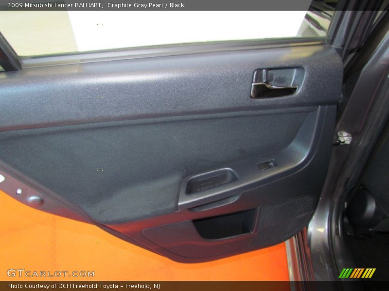 Graphite Gray Pearl / Black 2009 Mitsubishi Lancer RALLIART