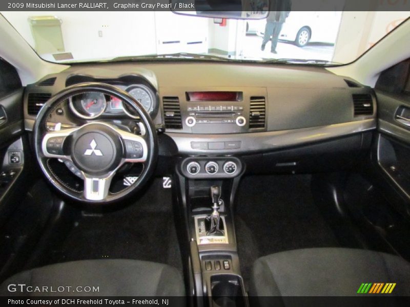 Graphite Gray Pearl / Black 2009 Mitsubishi Lancer RALLIART