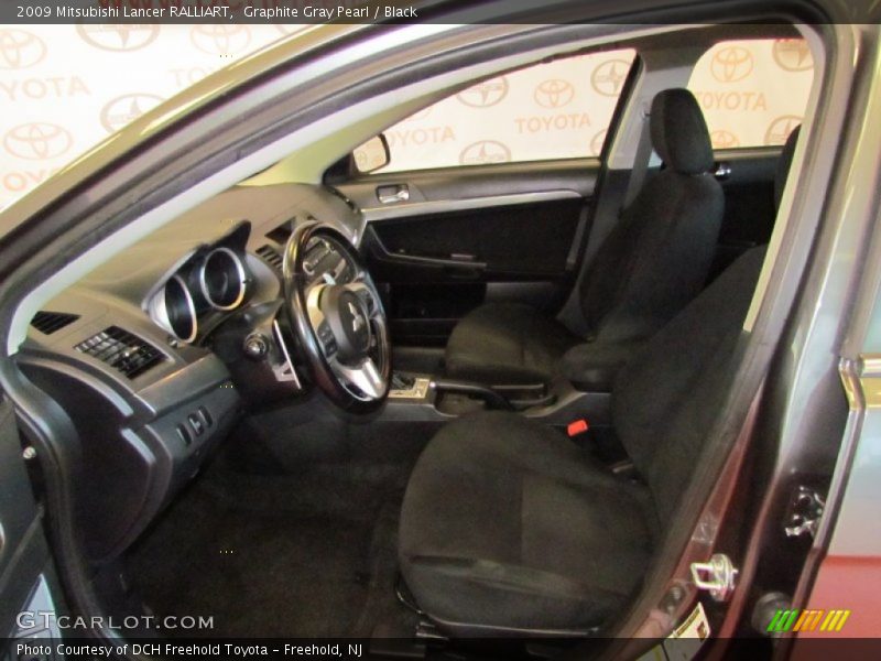 Graphite Gray Pearl / Black 2009 Mitsubishi Lancer RALLIART