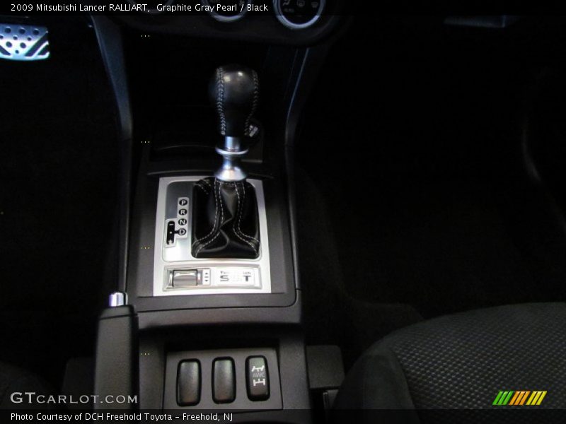 Graphite Gray Pearl / Black 2009 Mitsubishi Lancer RALLIART