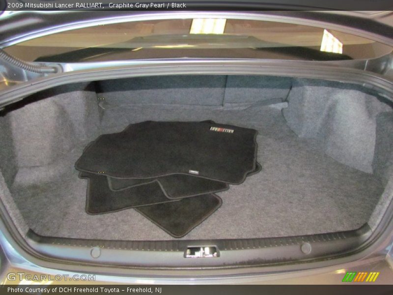Graphite Gray Pearl / Black 2009 Mitsubishi Lancer RALLIART