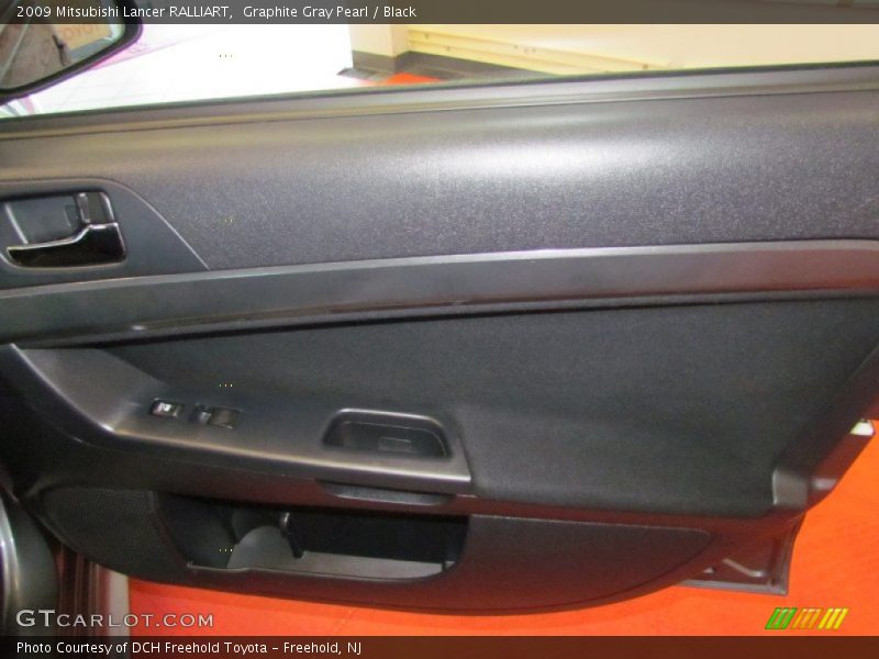 Graphite Gray Pearl / Black 2009 Mitsubishi Lancer RALLIART