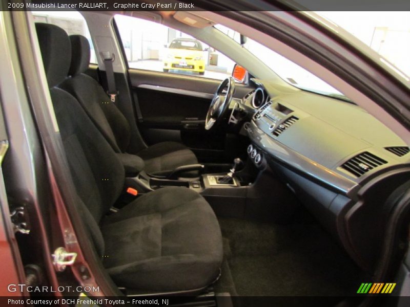 Graphite Gray Pearl / Black 2009 Mitsubishi Lancer RALLIART