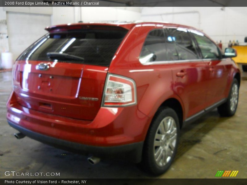 Redfire Metallic / Charcoal 2008 Ford Edge Limited