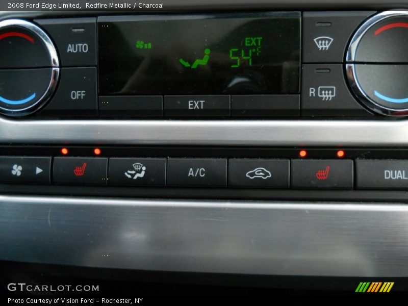 Redfire Metallic / Charcoal 2008 Ford Edge Limited