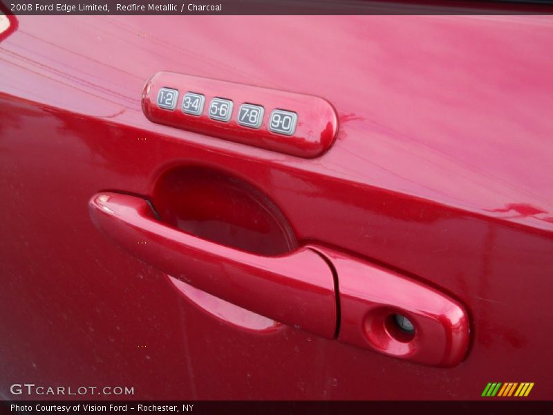 Redfire Metallic / Charcoal 2008 Ford Edge Limited