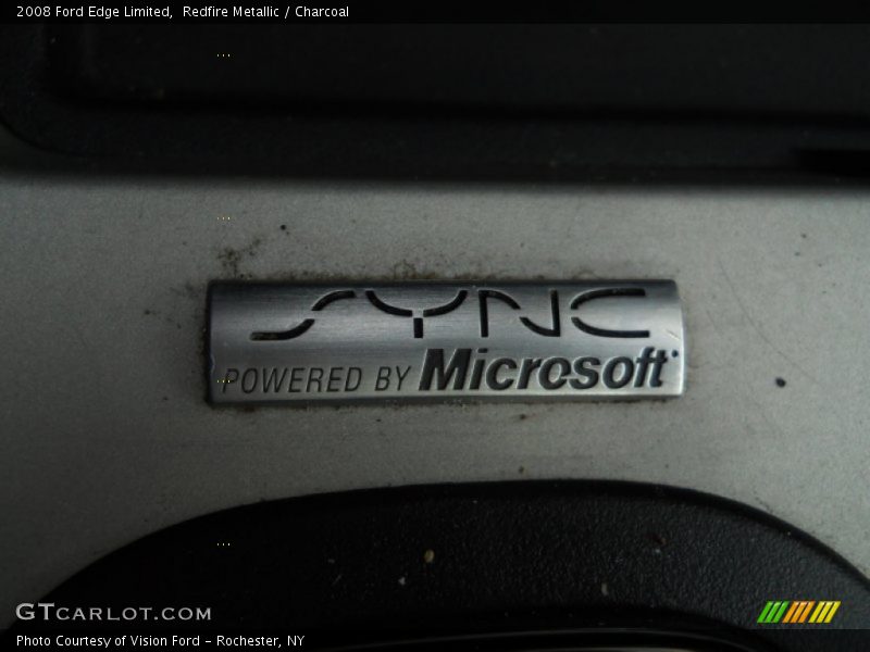 Redfire Metallic / Charcoal 2008 Ford Edge Limited