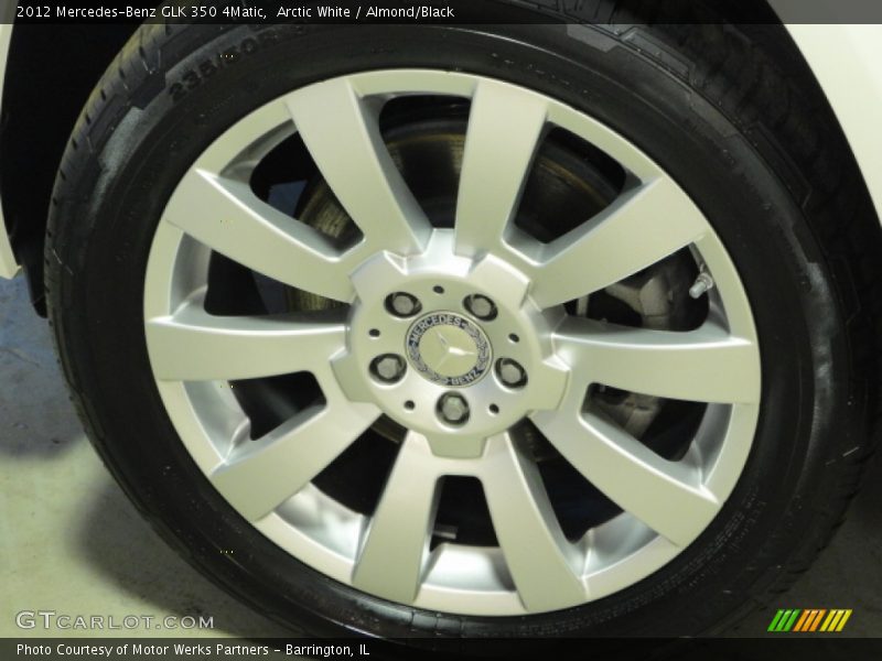 Arctic White / Almond/Black 2012 Mercedes-Benz GLK 350 4Matic