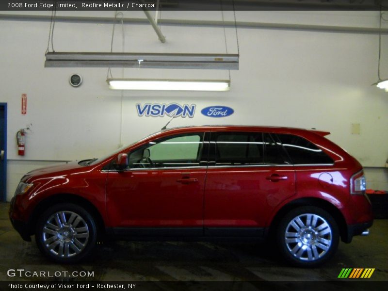 Redfire Metallic / Charcoal 2008 Ford Edge Limited
