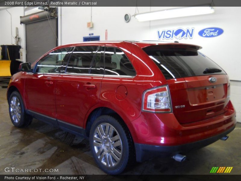Redfire Metallic / Charcoal 2008 Ford Edge Limited