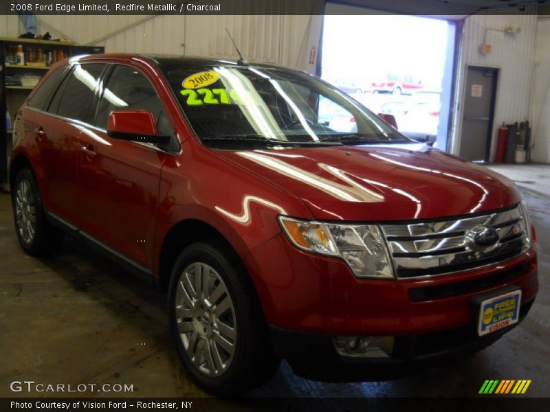 Redfire Metallic / Charcoal 2008 Ford Edge Limited