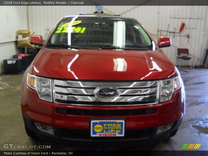 Redfire Metallic / Charcoal 2008 Ford Edge Limited