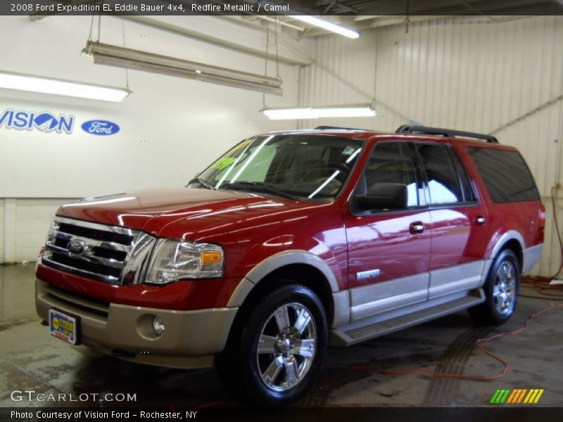 Redfire Metallic / Camel 2008 Ford Expedition EL Eddie Bauer 4x4