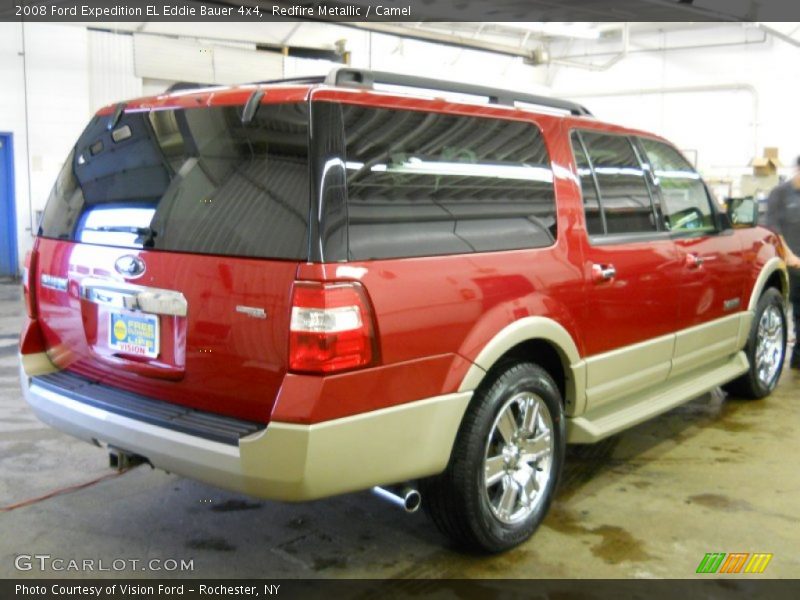 Redfire Metallic / Camel 2008 Ford Expedition EL Eddie Bauer 4x4