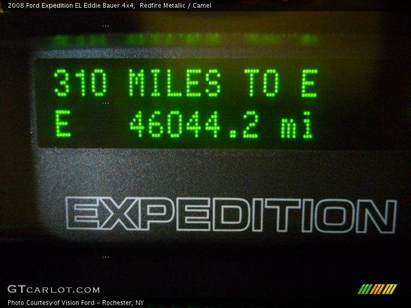 Redfire Metallic / Camel 2008 Ford Expedition EL Eddie Bauer 4x4