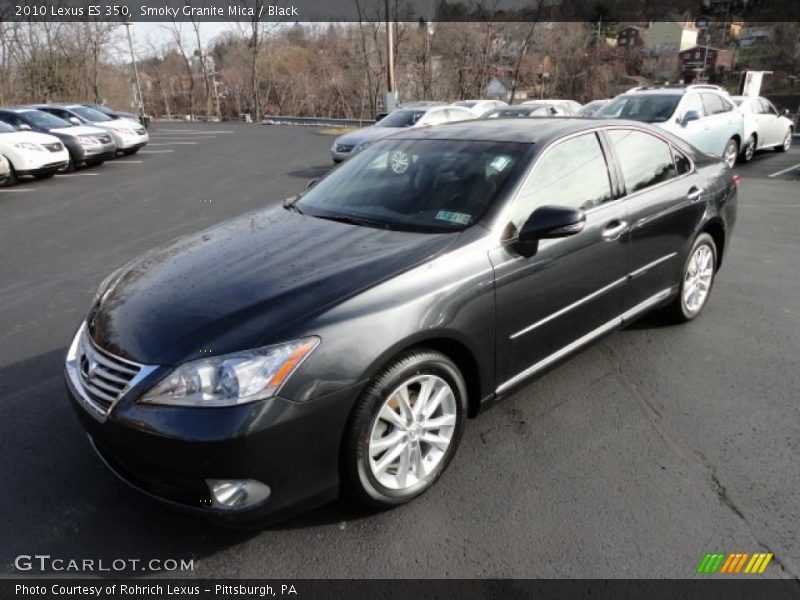 Smoky Granite Mica / Black 2010 Lexus ES 350