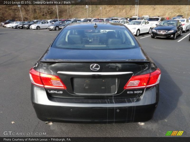 Smoky Granite Mica / Black 2010 Lexus ES 350