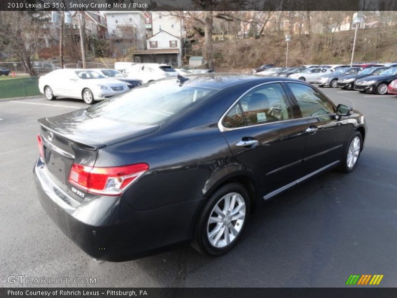 Smoky Granite Mica / Black 2010 Lexus ES 350