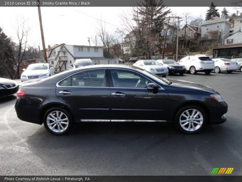 Smoky Granite Mica / Black 2010 Lexus ES 350