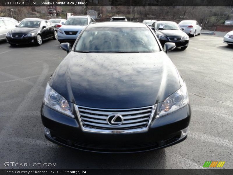 Smoky Granite Mica / Black 2010 Lexus ES 350