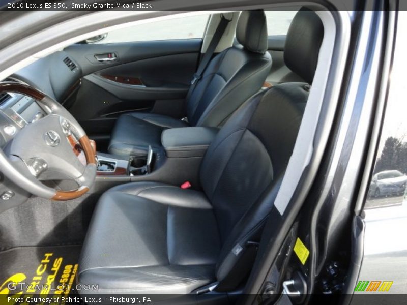 Smoky Granite Mica / Black 2010 Lexus ES 350