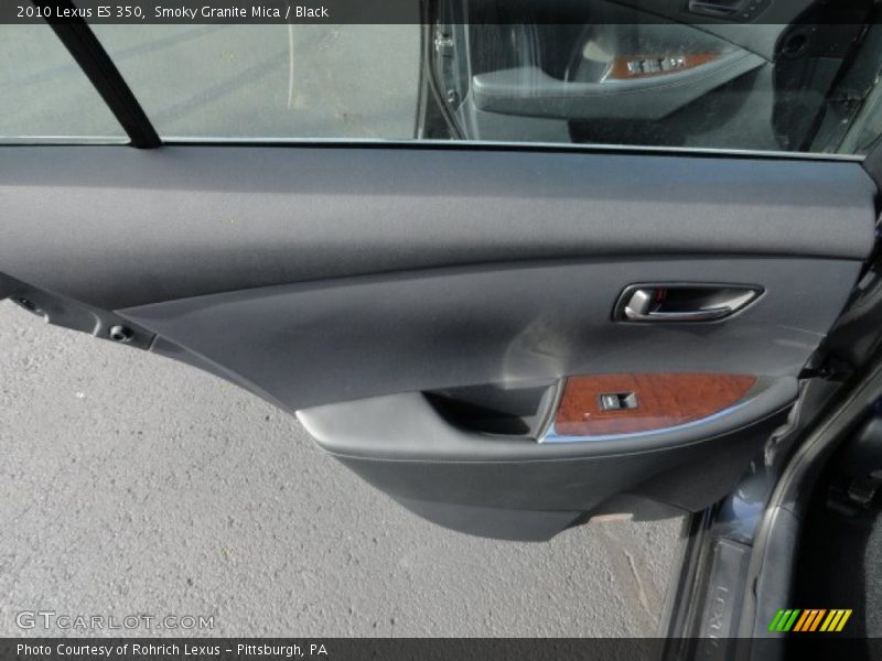 Smoky Granite Mica / Black 2010 Lexus ES 350