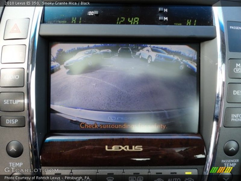Smoky Granite Mica / Black 2010 Lexus ES 350