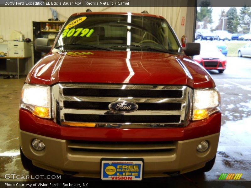 Redfire Metallic / Camel 2008 Ford Expedition EL Eddie Bauer 4x4
