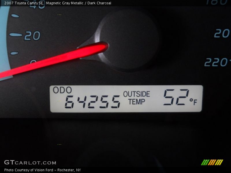 Magnetic Gray Metallic / Dark Charcoal 2007 Toyota Camry SE