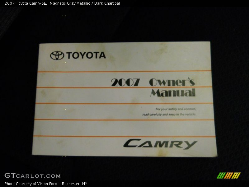 Magnetic Gray Metallic / Dark Charcoal 2007 Toyota Camry SE
