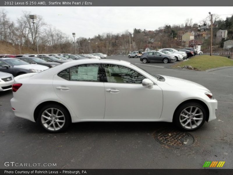 Starfire White Pearl / Ecru 2012 Lexus IS 250 AWD