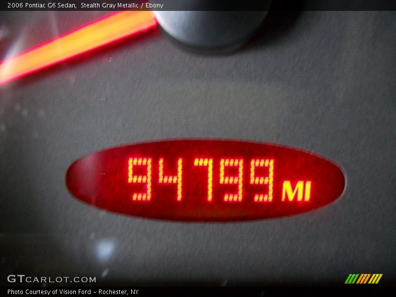Stealth Gray Metallic / Ebony 2006 Pontiac G6 Sedan