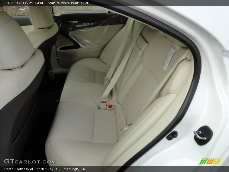 Starfire White Pearl / Ecru 2012 Lexus IS 250 AWD
