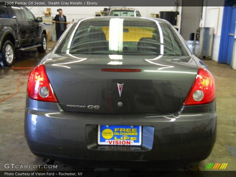 Stealth Gray Metallic / Ebony 2006 Pontiac G6 Sedan