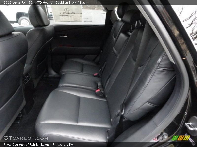 Obsidian Black / Black 2012 Lexus RX 450h AWD Hybrid