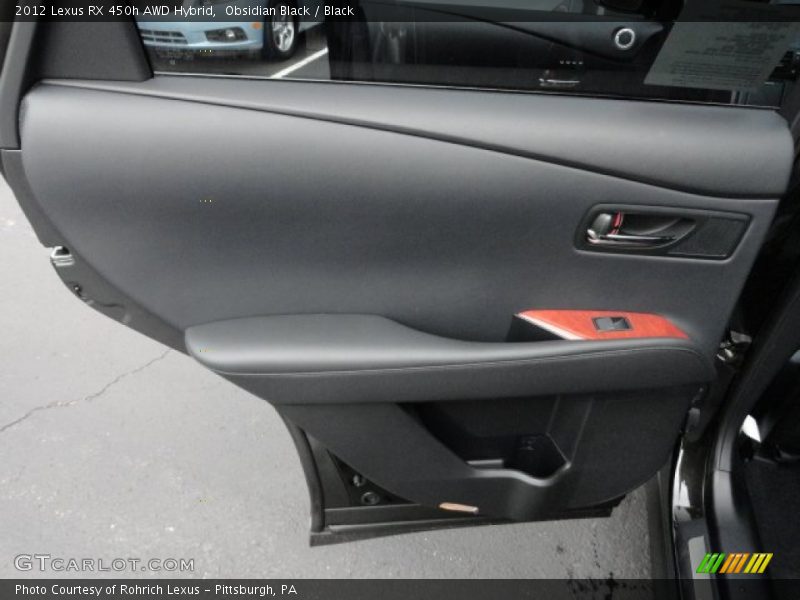 Obsidian Black / Black 2012 Lexus RX 450h AWD Hybrid
