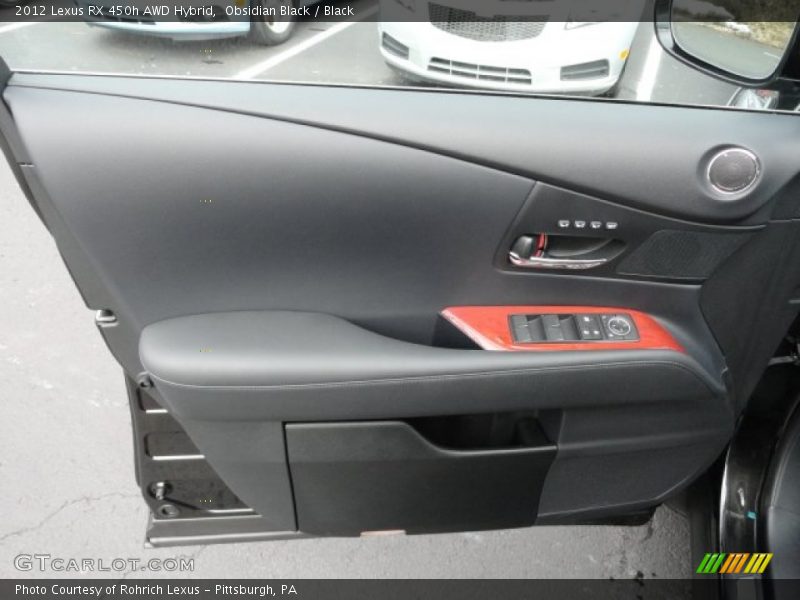 Obsidian Black / Black 2012 Lexus RX 450h AWD Hybrid