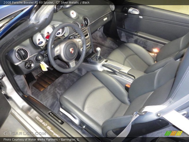 GT Silver Metallic / Black 2008 Porsche Boxster RS 60 Spyder