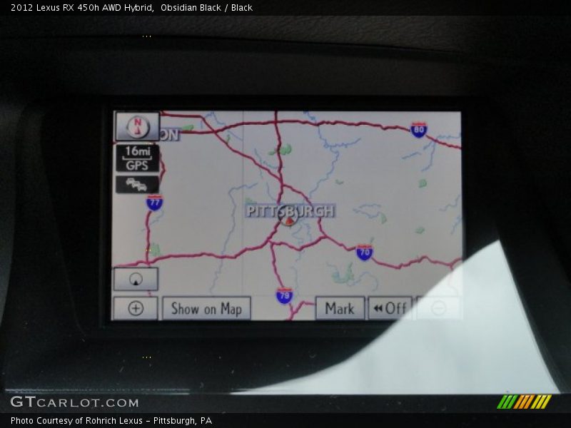 Obsidian Black / Black 2012 Lexus RX 450h AWD Hybrid