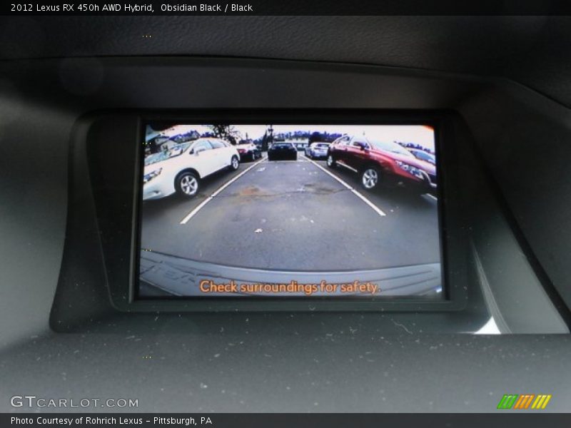 Obsidian Black / Black 2012 Lexus RX 450h AWD Hybrid