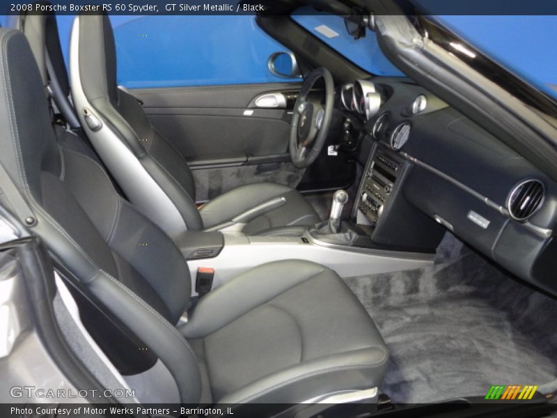 GT Silver Metallic / Black 2008 Porsche Boxster RS 60 Spyder