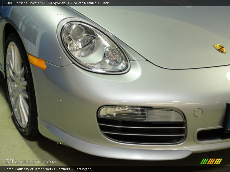 GT Silver Metallic / Black 2008 Porsche Boxster RS 60 Spyder