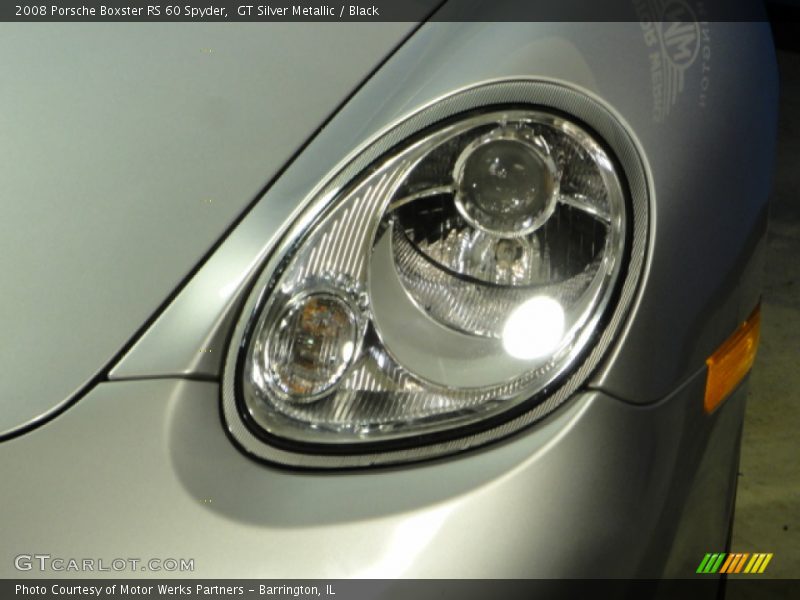 GT Silver Metallic / Black 2008 Porsche Boxster RS 60 Spyder