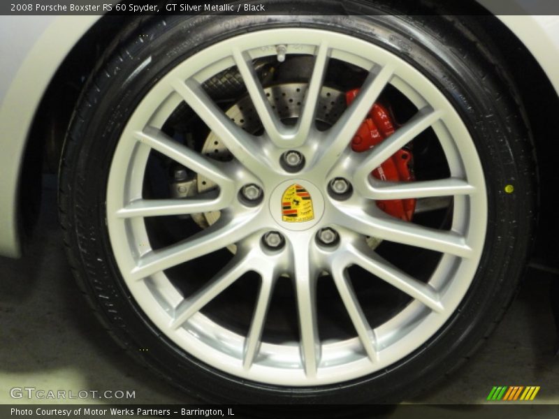 GT Silver Metallic / Black 2008 Porsche Boxster RS 60 Spyder