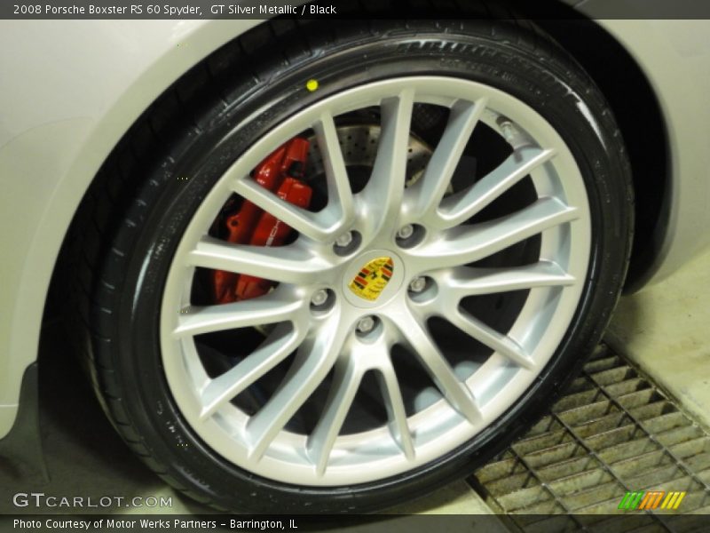 GT Silver Metallic / Black 2008 Porsche Boxster RS 60 Spyder