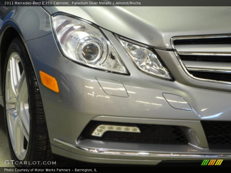 Palladium Silver Metallic / Almond/Mocha 2011 Mercedes-Benz E 350 Cabriolet