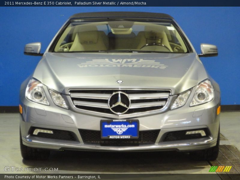 Palladium Silver Metallic / Almond/Mocha 2011 Mercedes-Benz E 350 Cabriolet