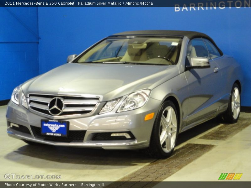 Palladium Silver Metallic / Almond/Mocha 2011 Mercedes-Benz E 350 Cabriolet