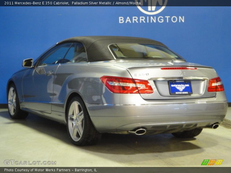 Palladium Silver Metallic / Almond/Mocha 2011 Mercedes-Benz E 350 Cabriolet