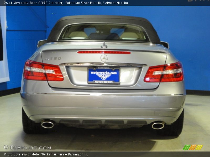 Palladium Silver Metallic / Almond/Mocha 2011 Mercedes-Benz E 350 Cabriolet